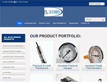 Tablet Screenshot of blueribboncorp.com